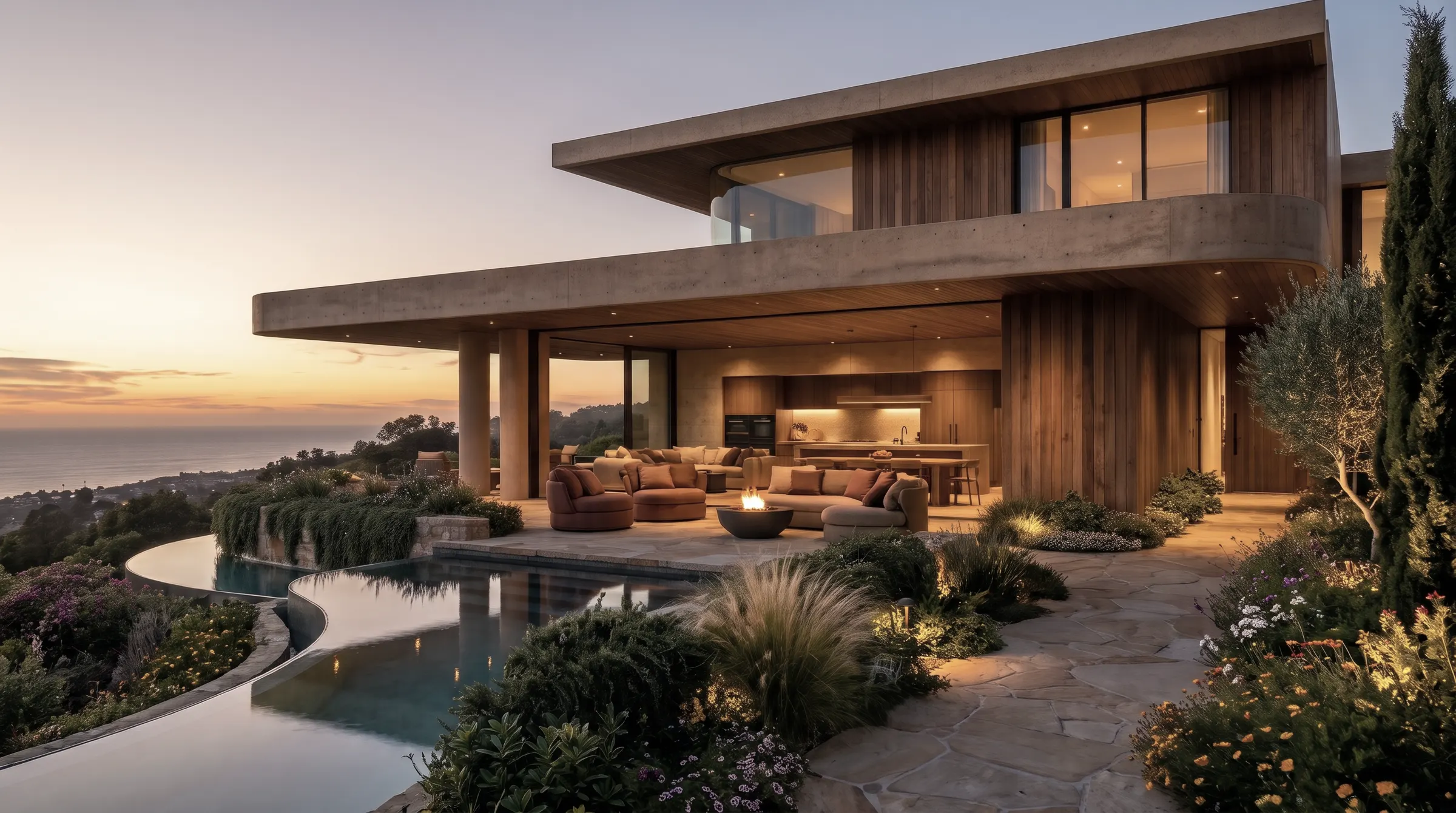 Contemporary coastal home designed by Aesthete Architects